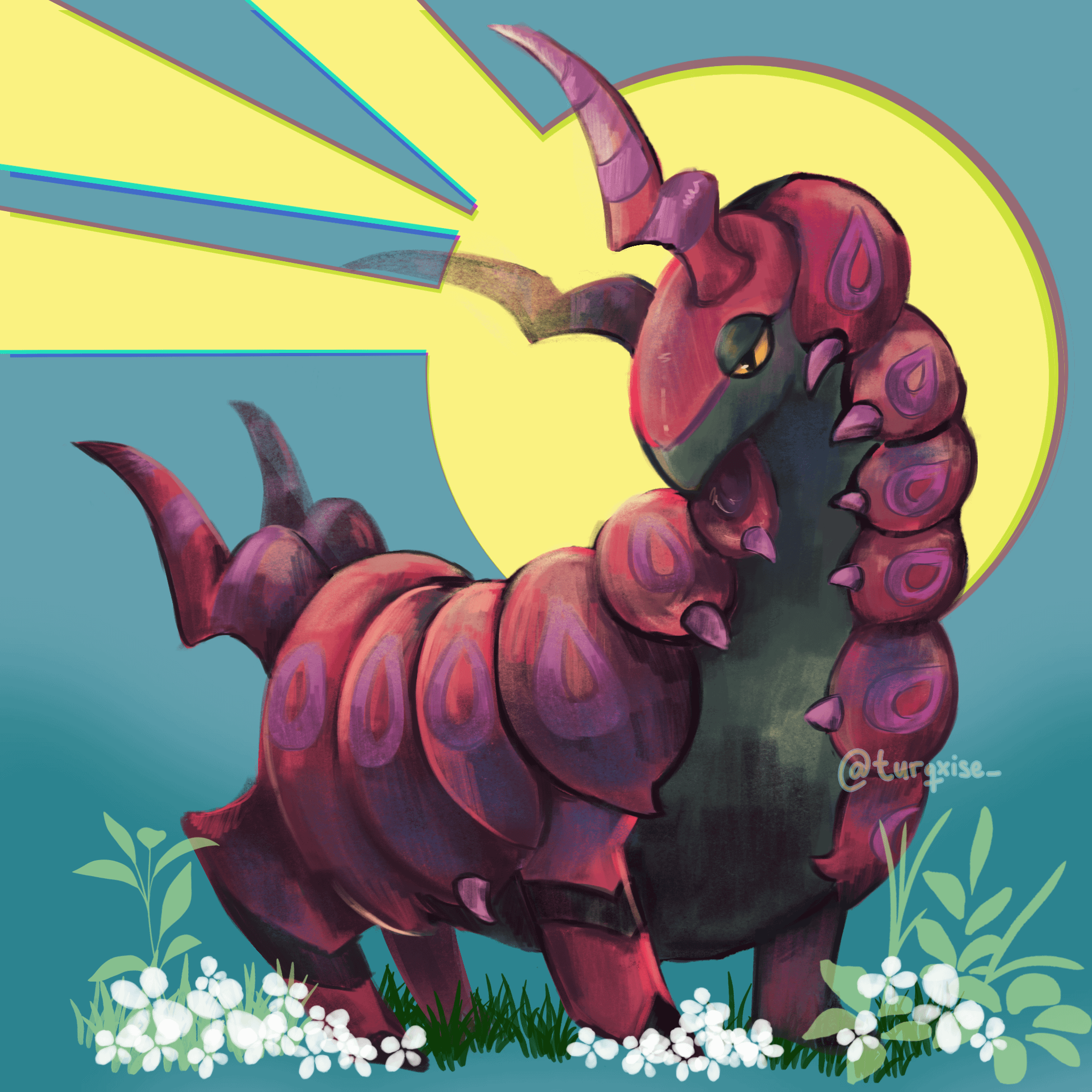 2048x2048 OC Scolipede fanart