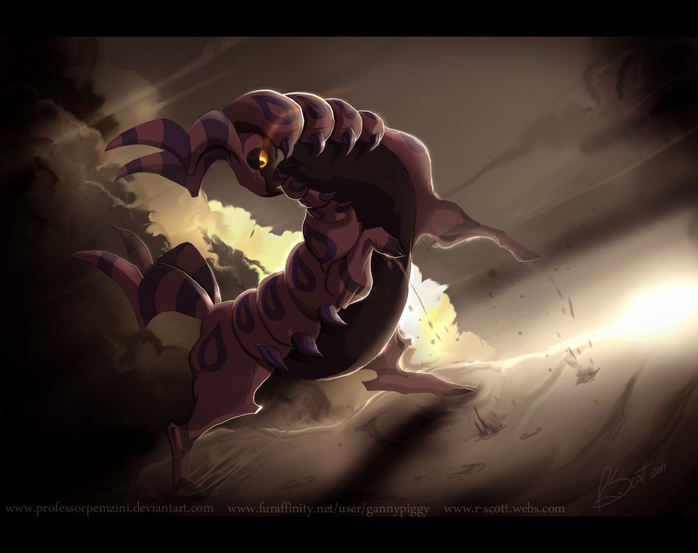 1004x795 Scolipedeémon Anime Image Board