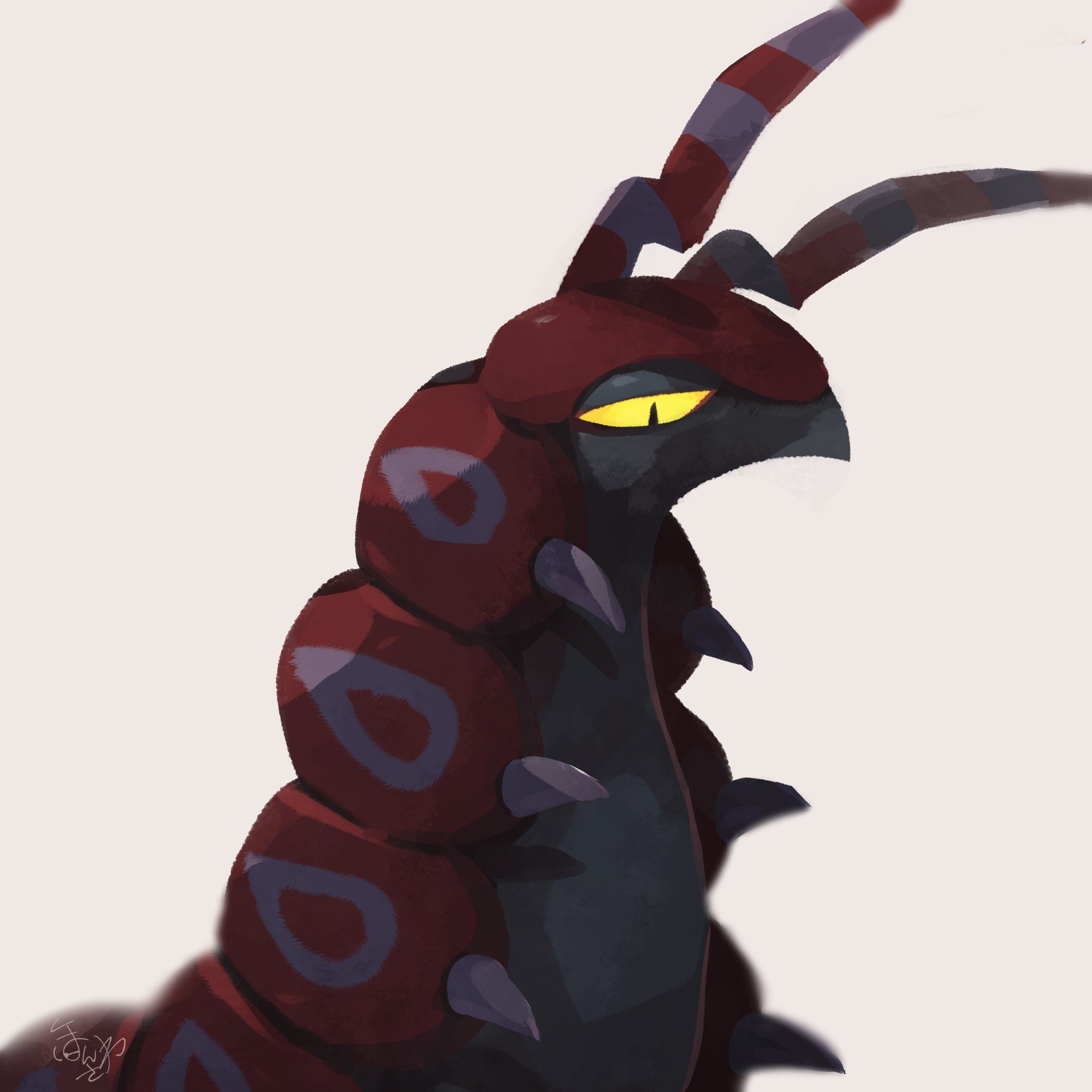 2000x2000 Scolipedeémon by Honwasa Anime Image Board