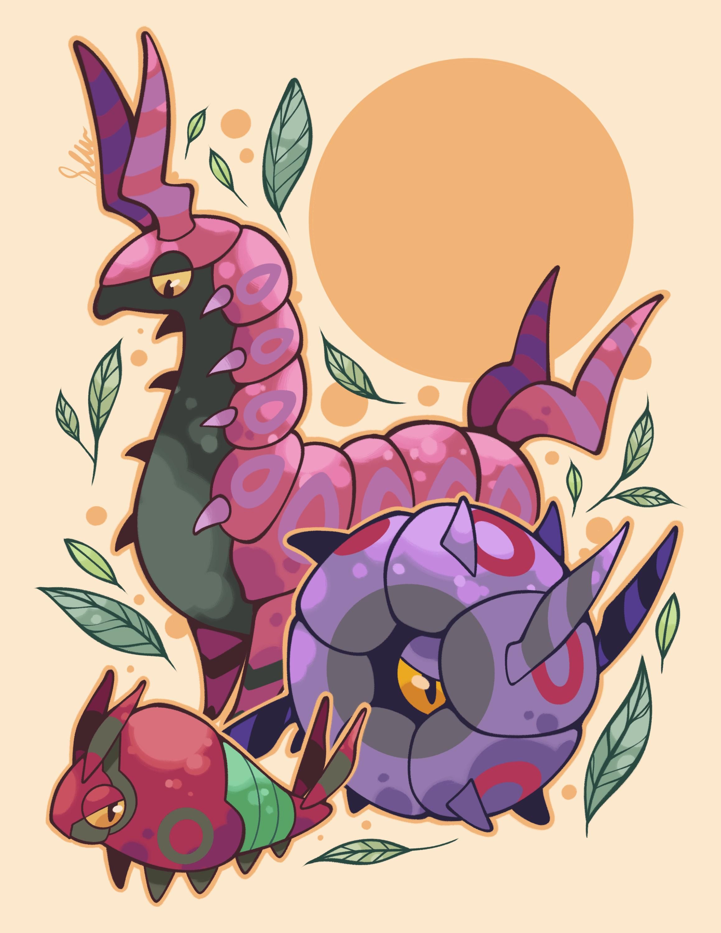 2318x3000 Scolipede Print