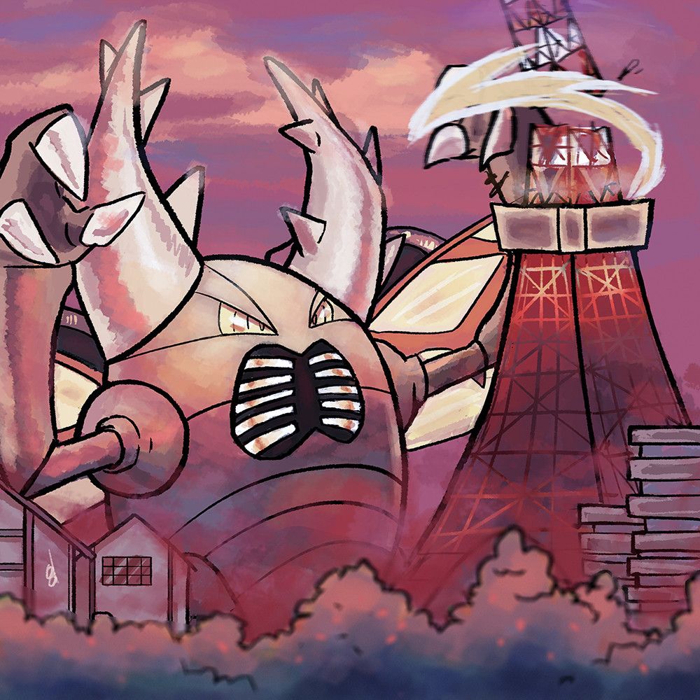 1000x1000 Mega Pinsir Kaiju Attack