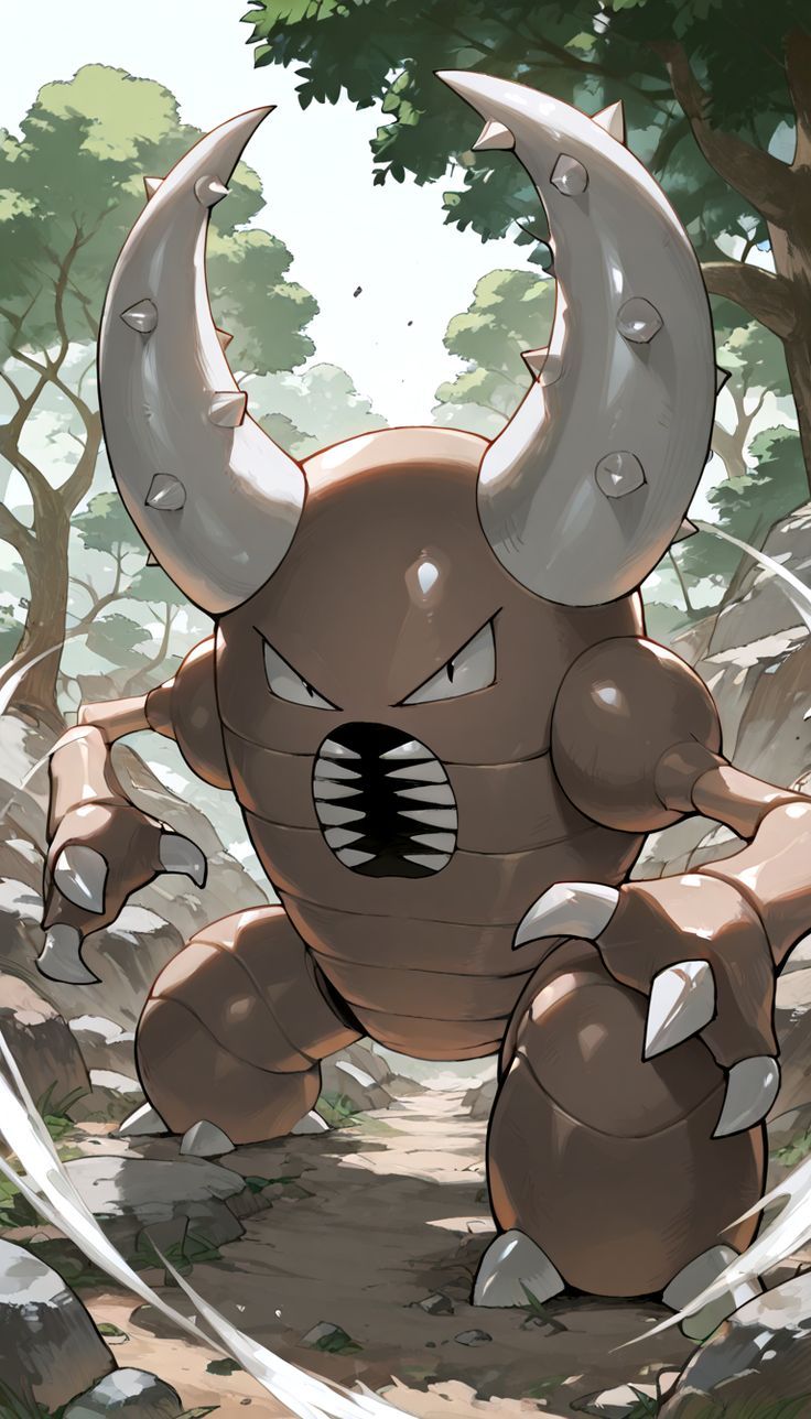 736x1288 Pinsir Pokemon Vertical Wallpaper