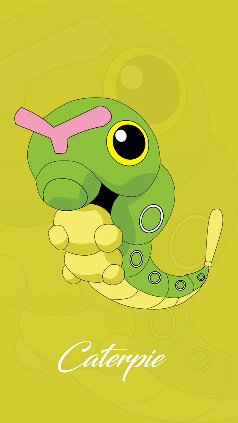800x1423 Caterpie, bug, game, go, nintendo, poke, pokemon, pokemongo, HD phone wallpaper