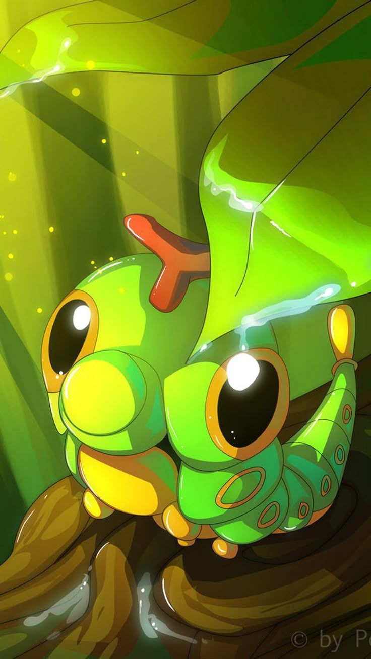 736x1309 Caterpie wallpaper. Caterpie fanart, Caterpie pokemon art, Pokemon picture