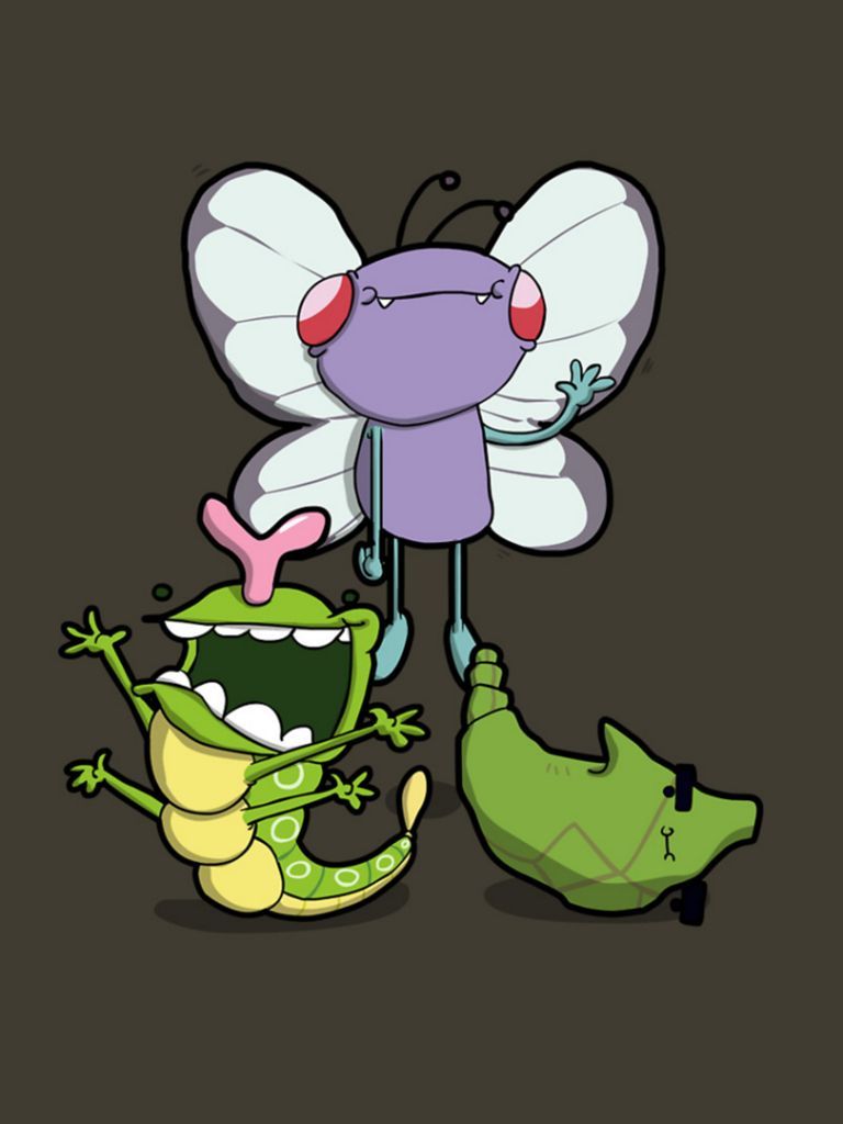 768x1024 Caterpie (Pokémon) Phone Wallpaper: Free 4K & HD Downloads