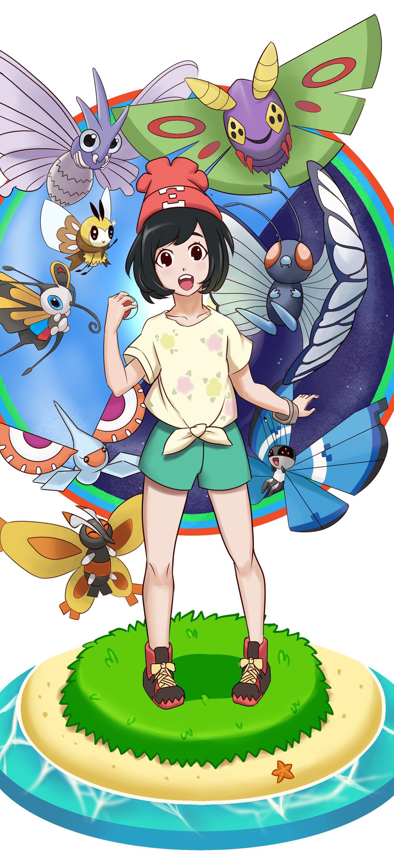 1284x2778 caterpie HD iPhone Wallpaper Free Download