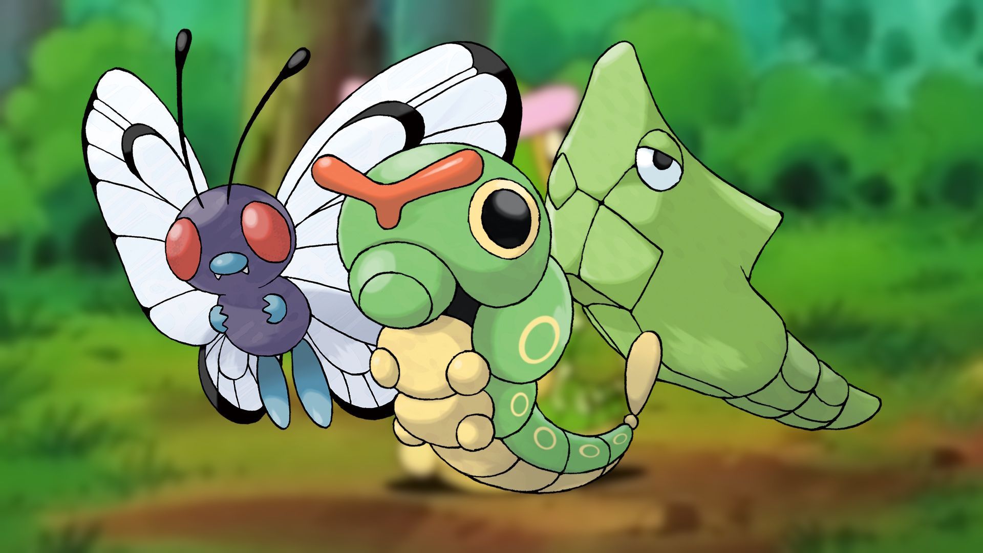 1920x1080 Pokemon Fan Art Imagines Human Forms for Caterpie Line