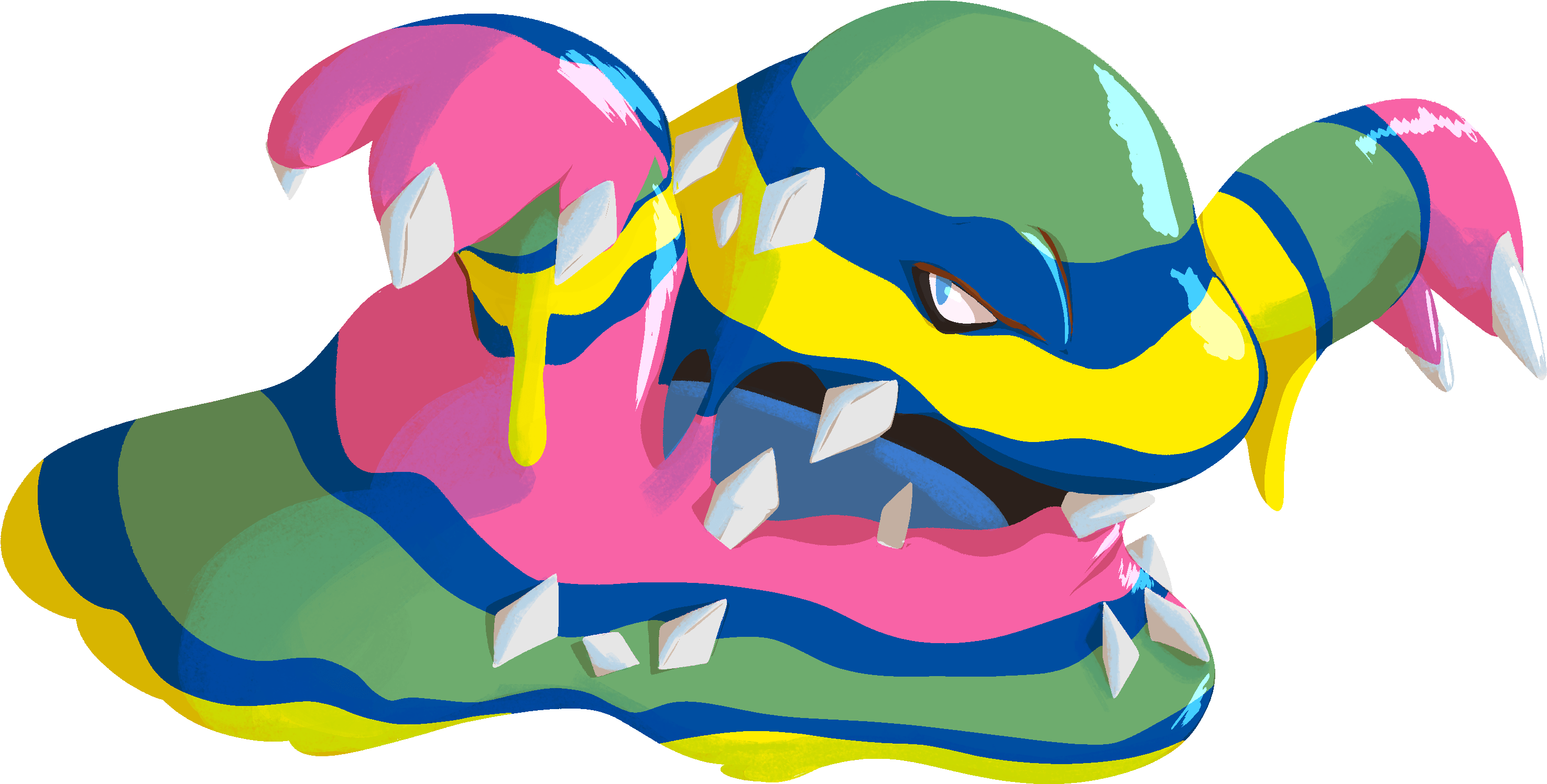 2952x1497 Muk Pokemon PNG Image Transparent Free Download
