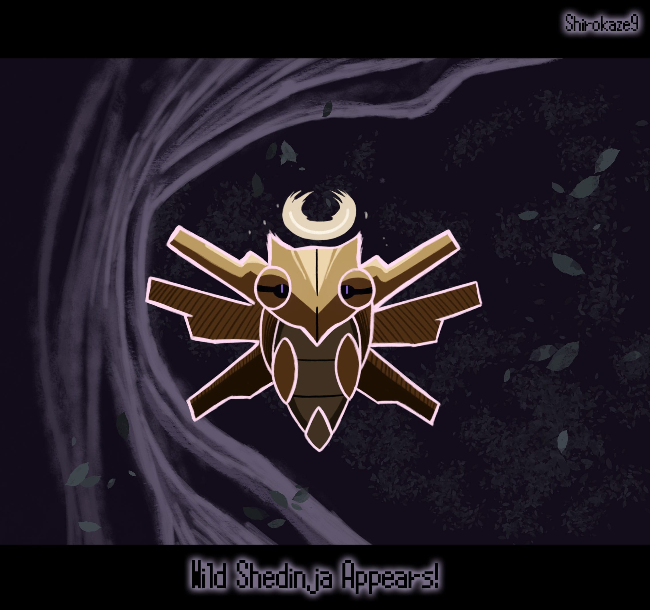 2272x2135 Wild Shedinja appears! Shirokaze9 ART street
