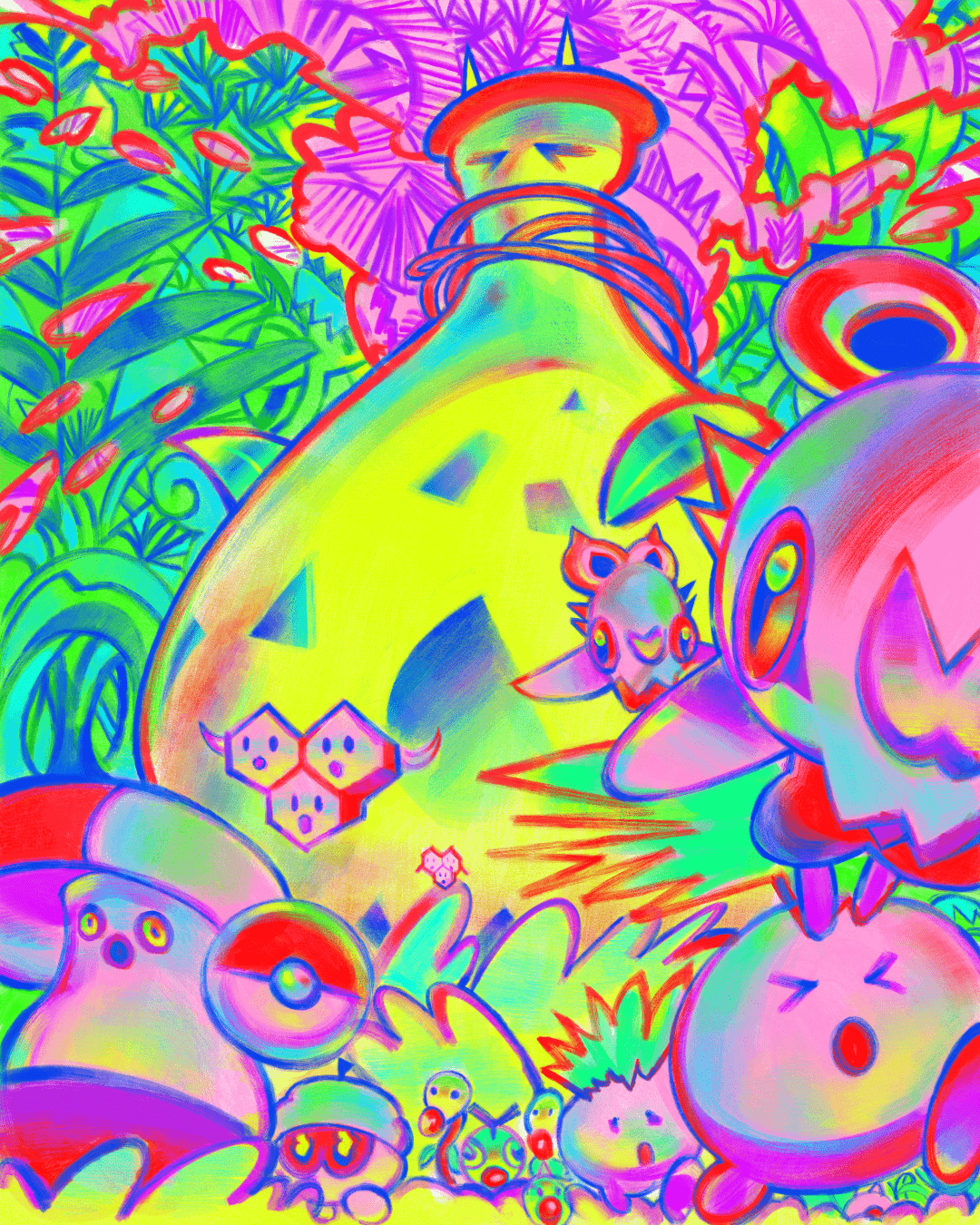 1080x1350 Mega Victreebel fan art done by me! Hope u like it ;)