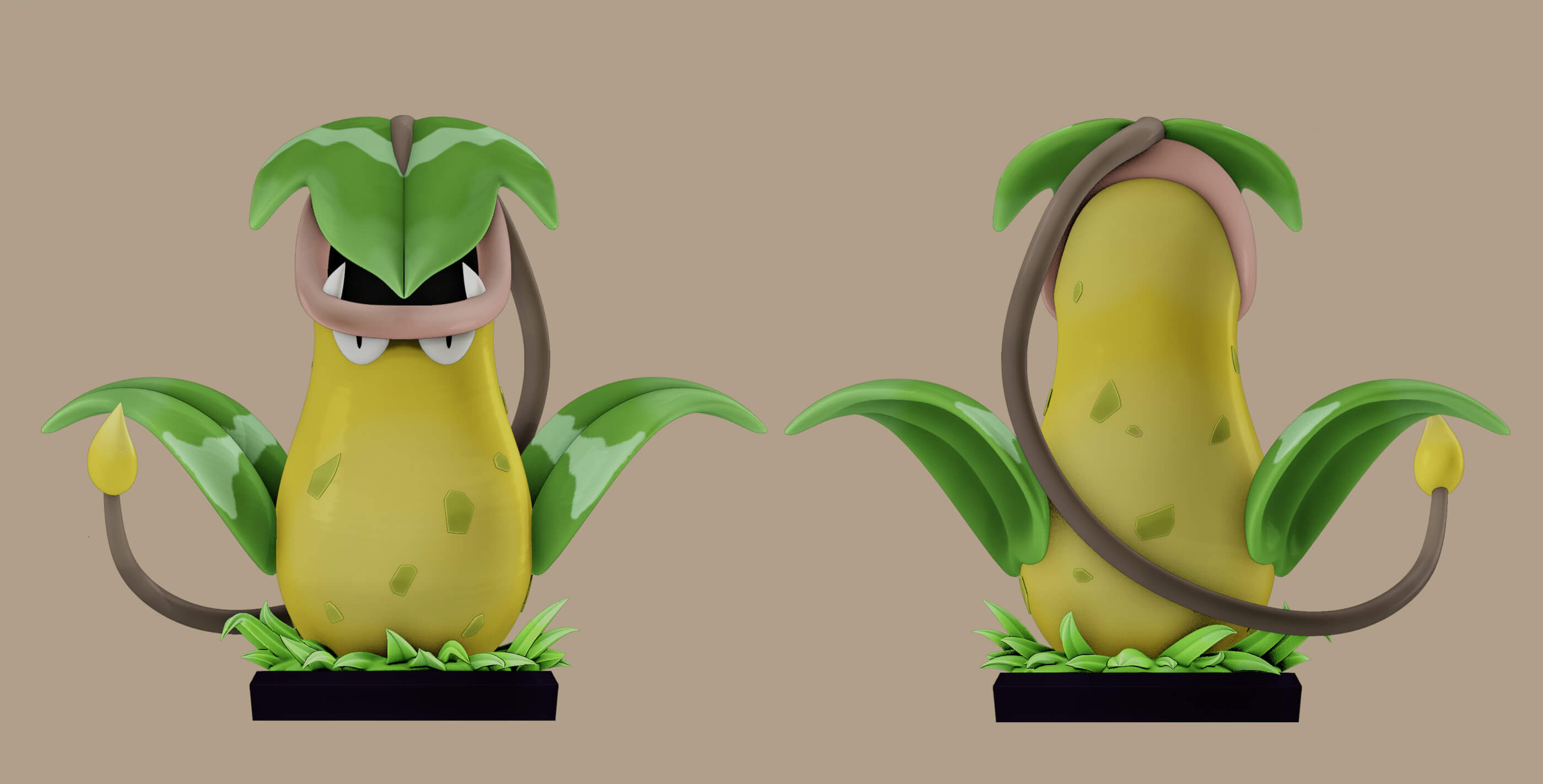 2800x1423 Victreeebel 3D Model
