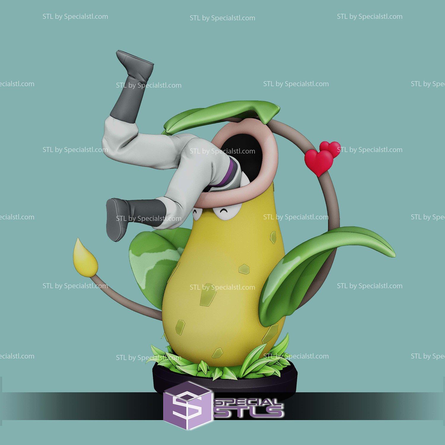 1500x1500 Victreebel and James Pokemon STL Files