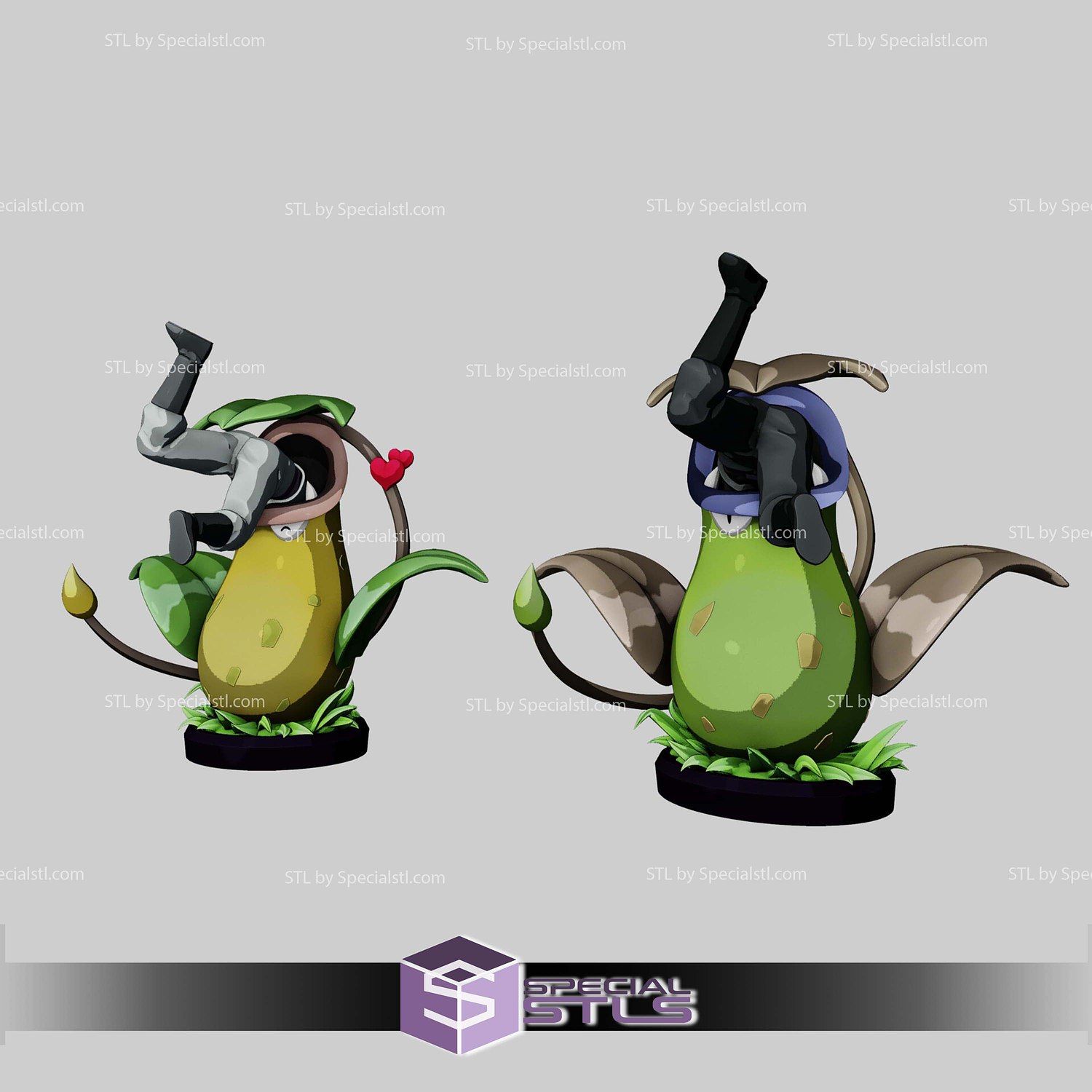 1500x1500 Victreebel and James Pokemon STL Files