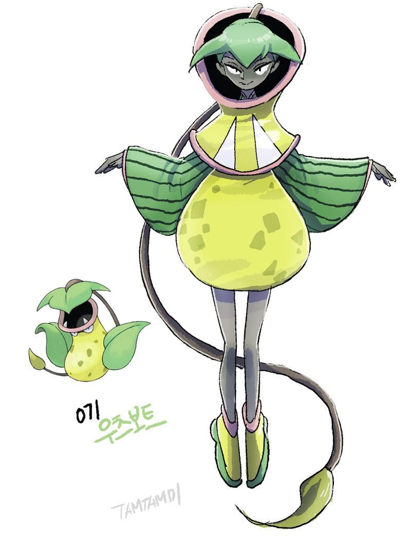 800x1064 Bellsprout Weepinbell Victreebel
