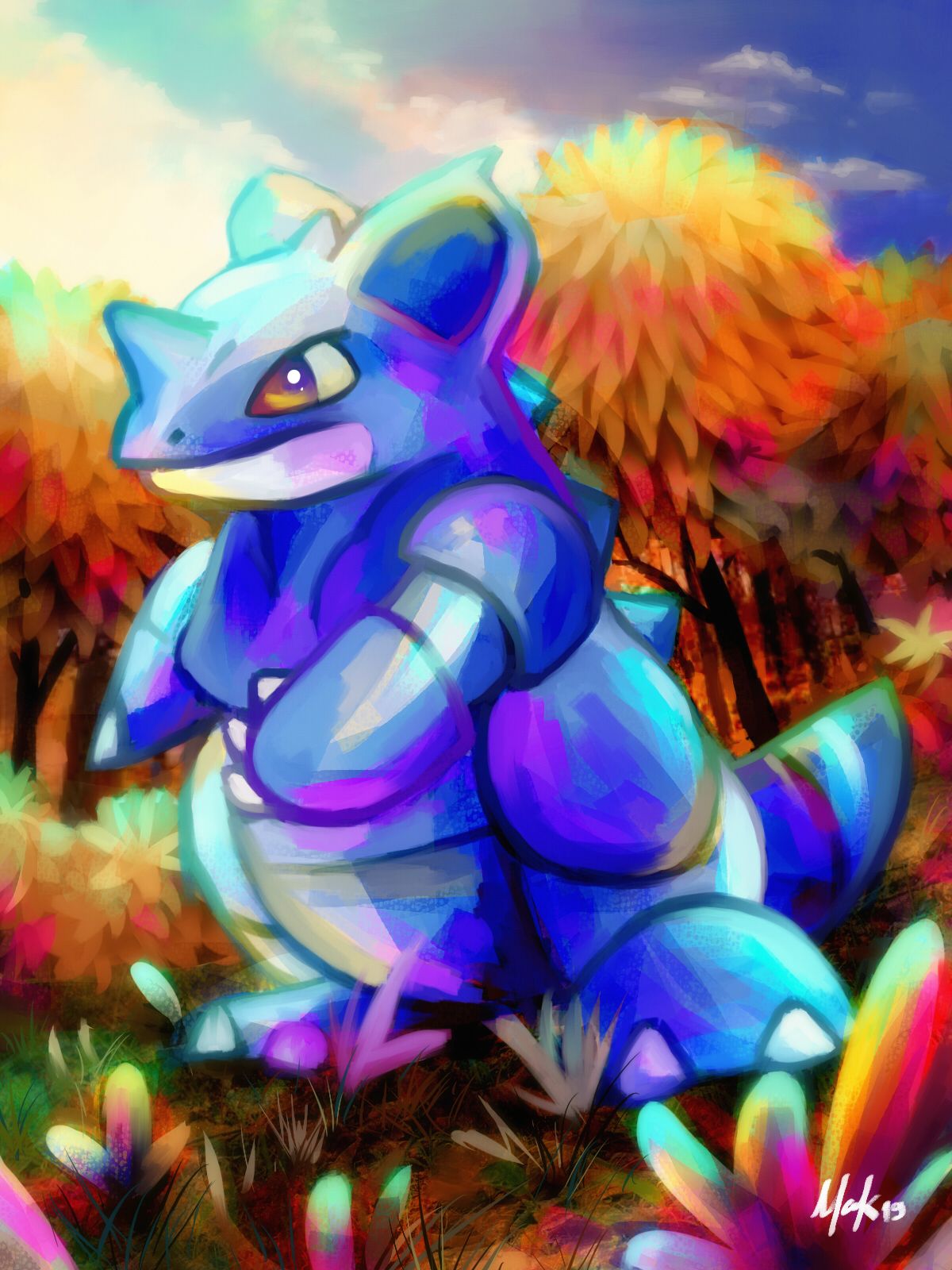1200x1600 Nidoqueenémon. Anime Image Board