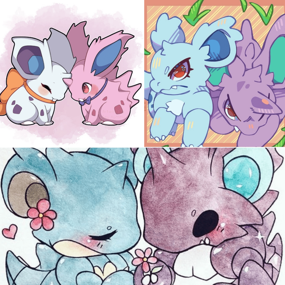1080x1080 Day 12 of finding the best nickname for every evolutionline. Today nidoking and nidoqueen