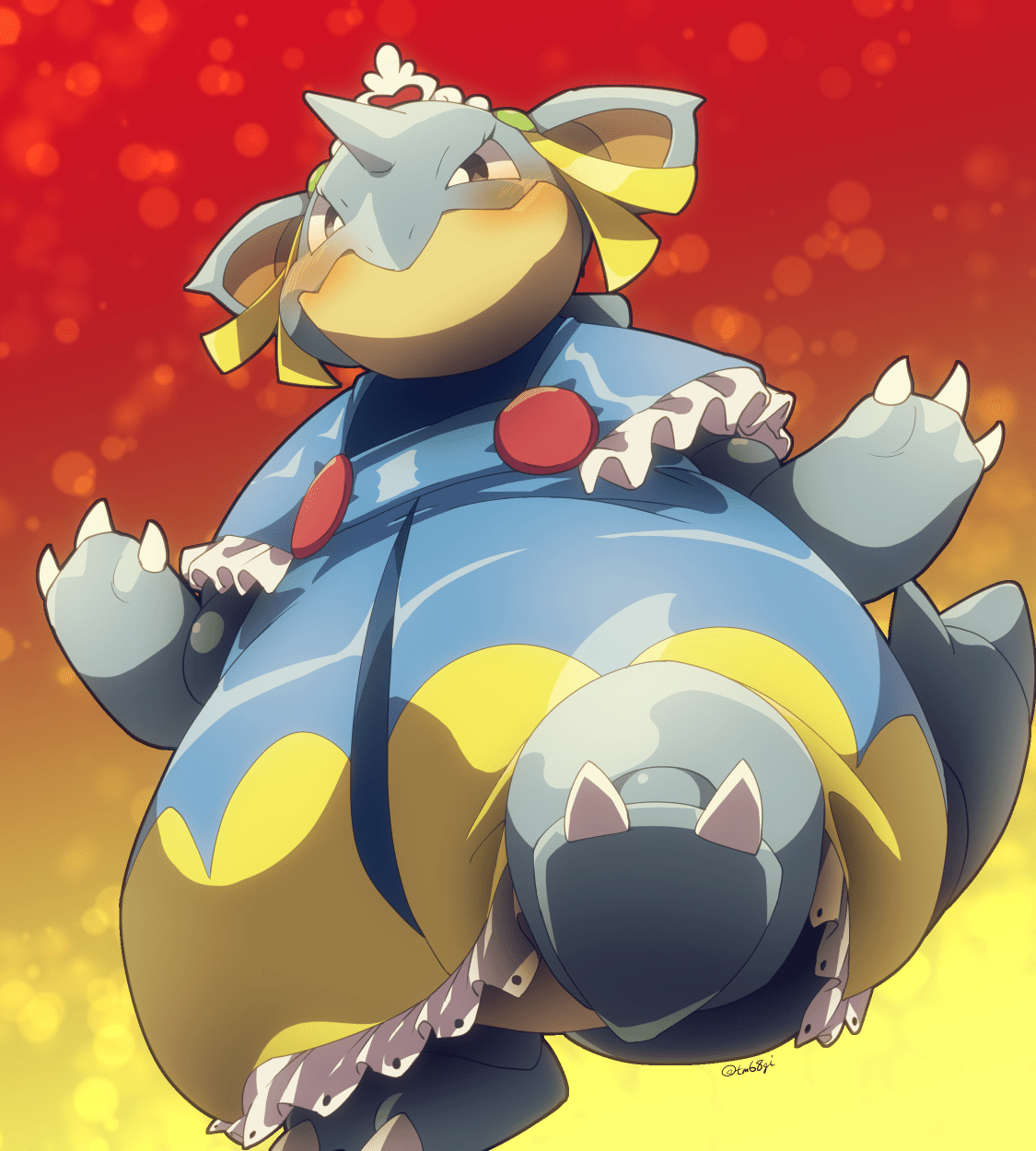 1125x1250 Nidoqueen, Fanart Anime Image Board