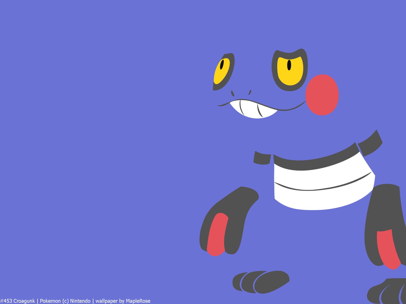 1600x1200 Croagunk. PokéWalls