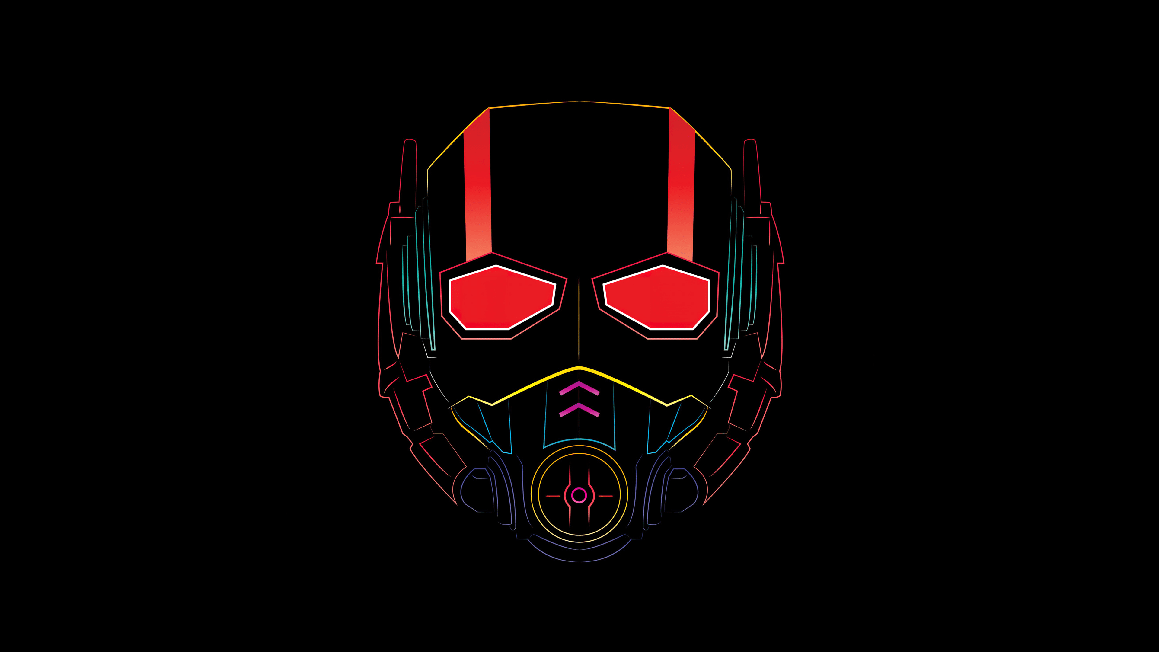 3840x2160 Ant Man Wallpaper 4K, AMOLED, Minimal Art, 5K