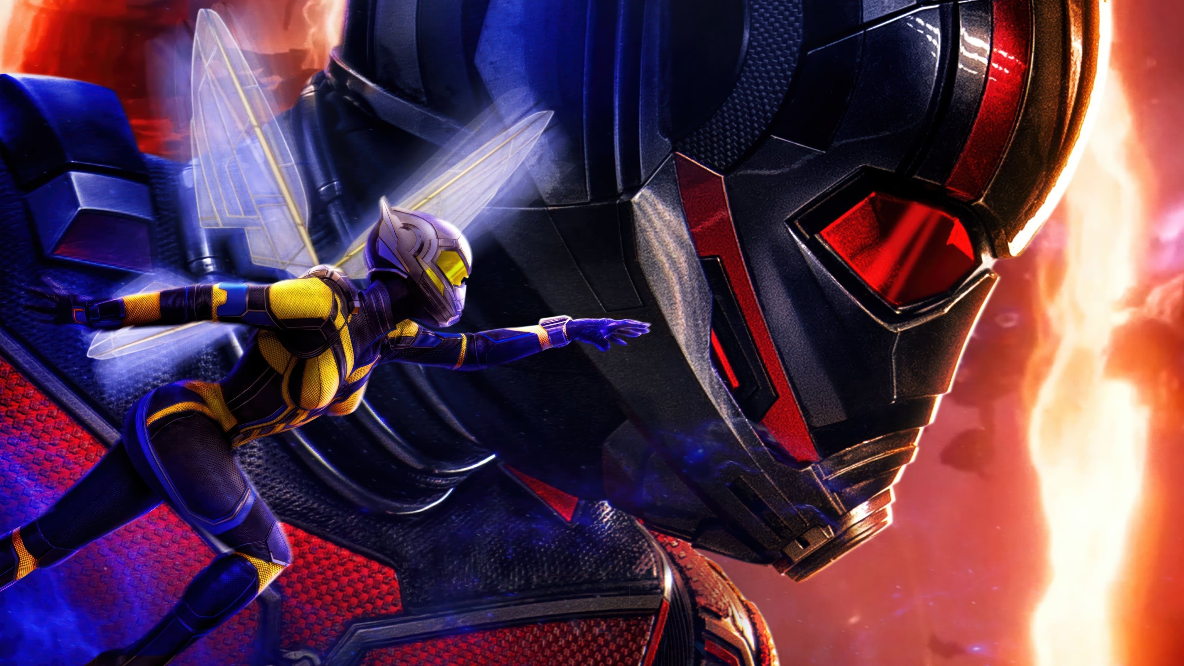3840x2160 Ant Man and the Wasp Quantumania Movie Wallpaper 4K for Desktop