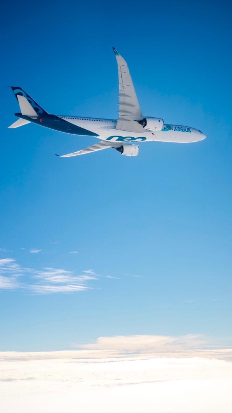 750x1334 Airbus A330neo Wallpaper