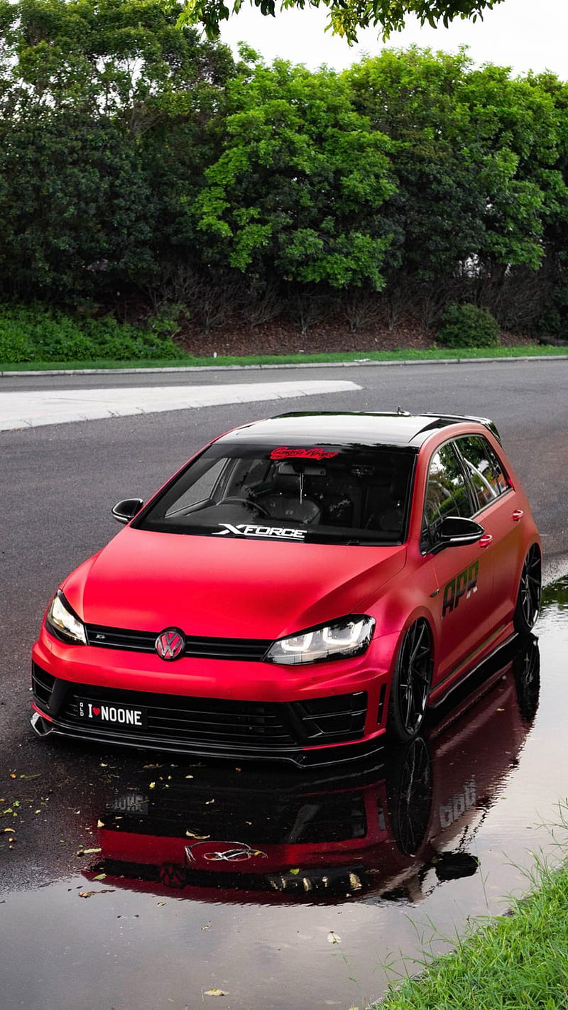 800x1422 Volkswagen Tuning, tuning, car, polo, golf, HD phone wallpaper