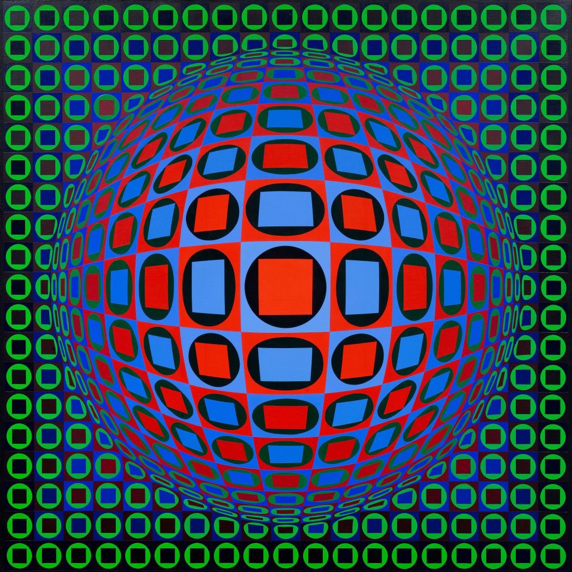1160x1160 Victor Vasarely Wallpaper