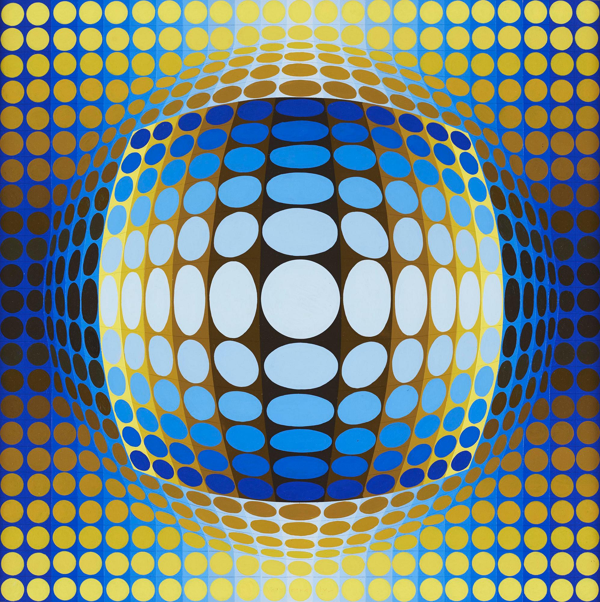 1996x2000 Victor Vasarely, VEGA JAUNE