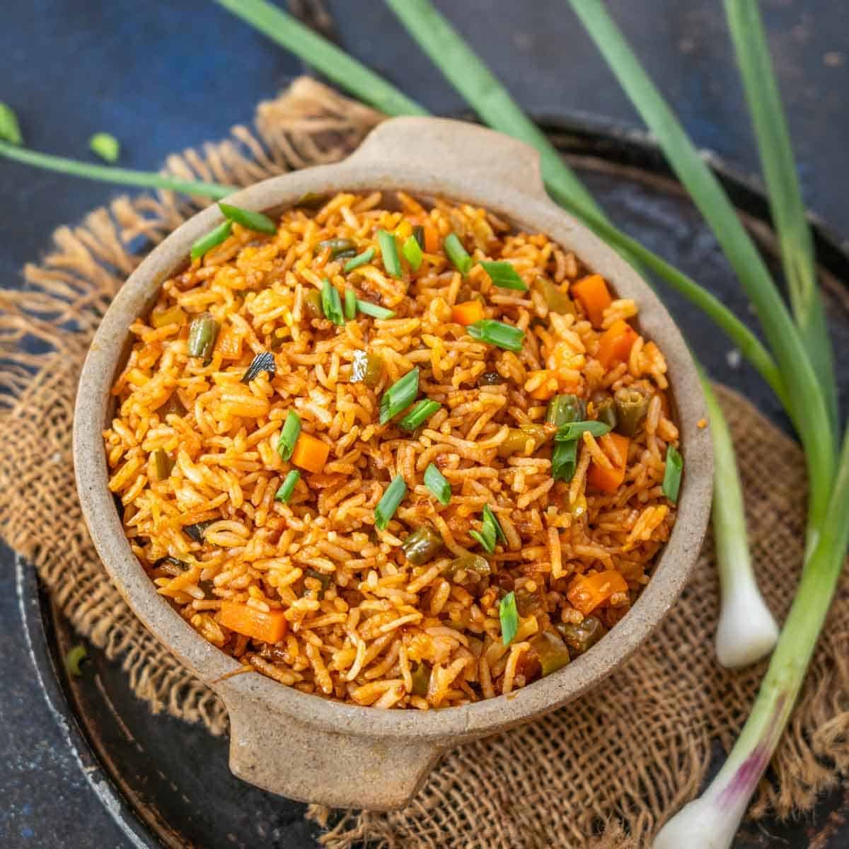 1200x1200 Schezwan Fried Rice Recipe (Indo Chinese)