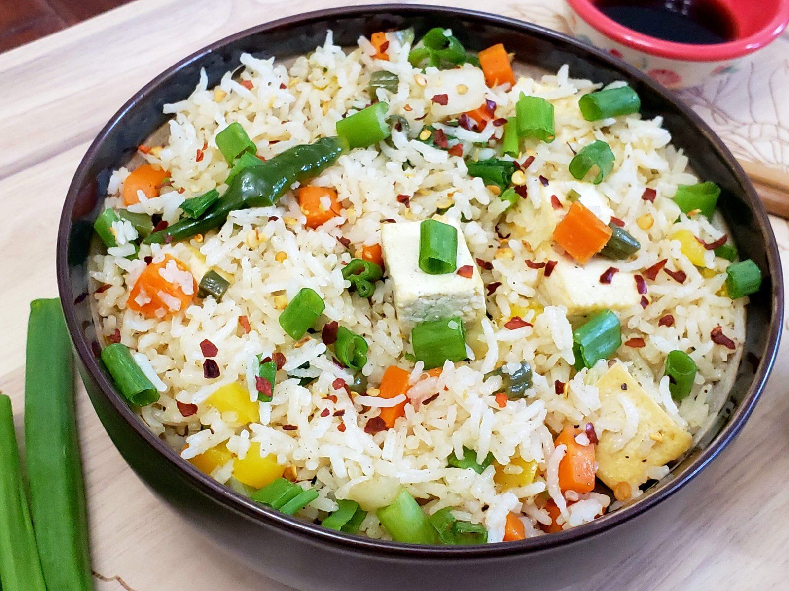 1600x1200 Chinese Fried Rice using Tofu