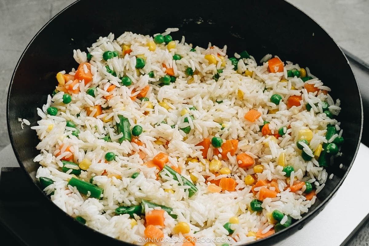 1200x800 Vegetable Fried Rice (蔬菜炒饭)'s Cookbook
