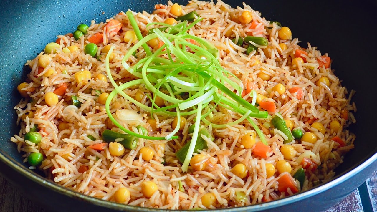 1280x720 AMAZING Chickpea Fried Rice Recipe