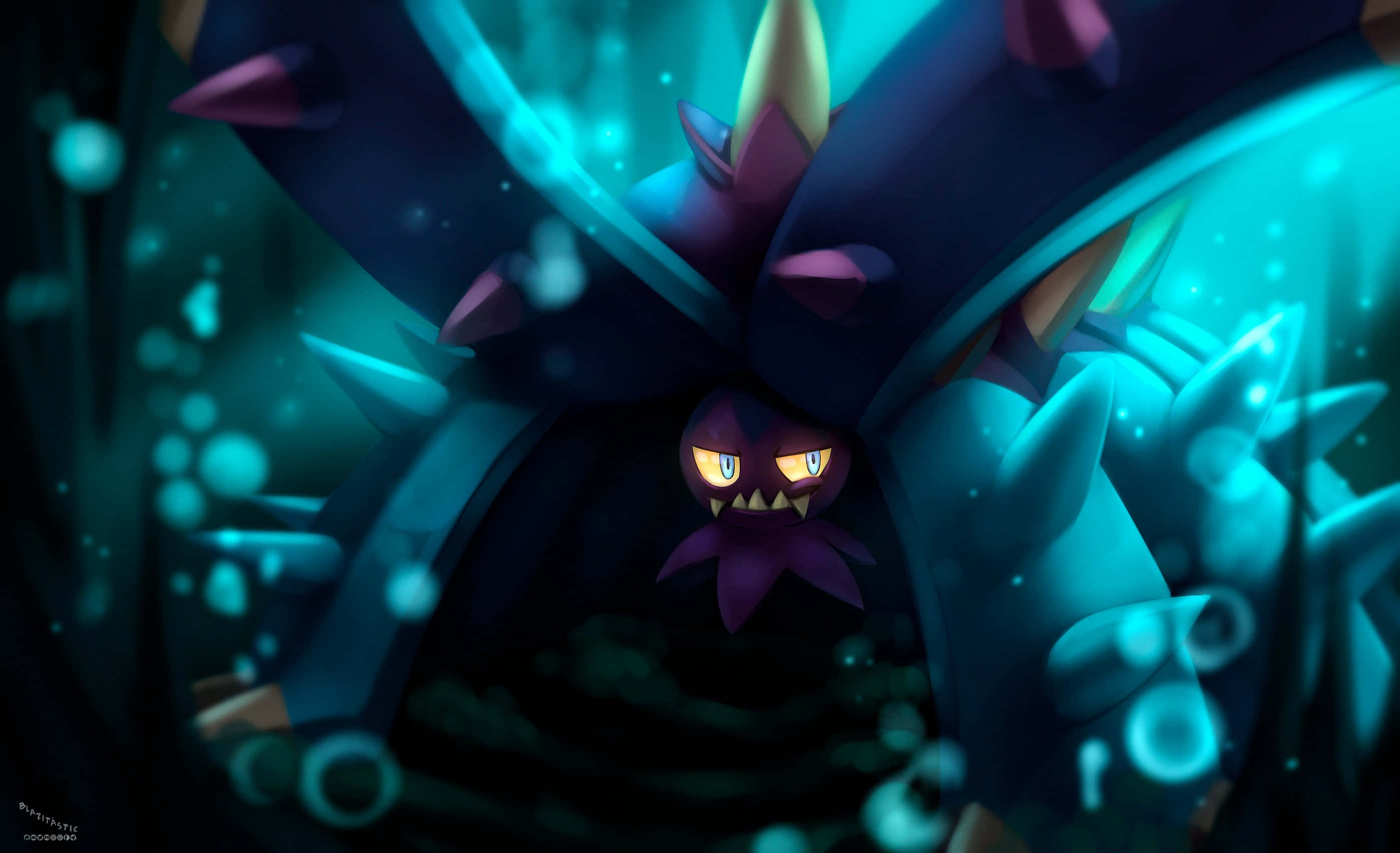 2797x1705 Download Toxapex Lurking In The Shadows Wallpaper