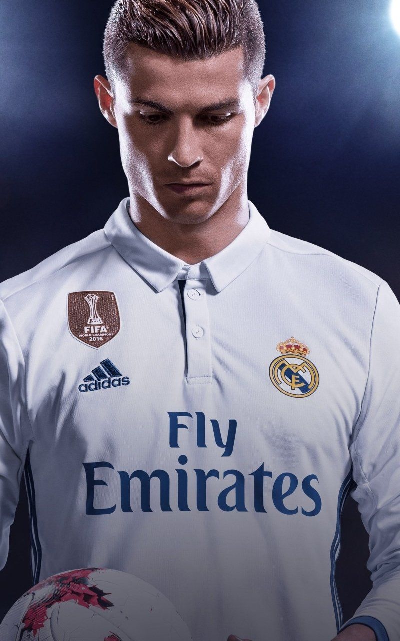 800x1280 Cristiano Ronaldo FIFA 18 Phone Wallpaper