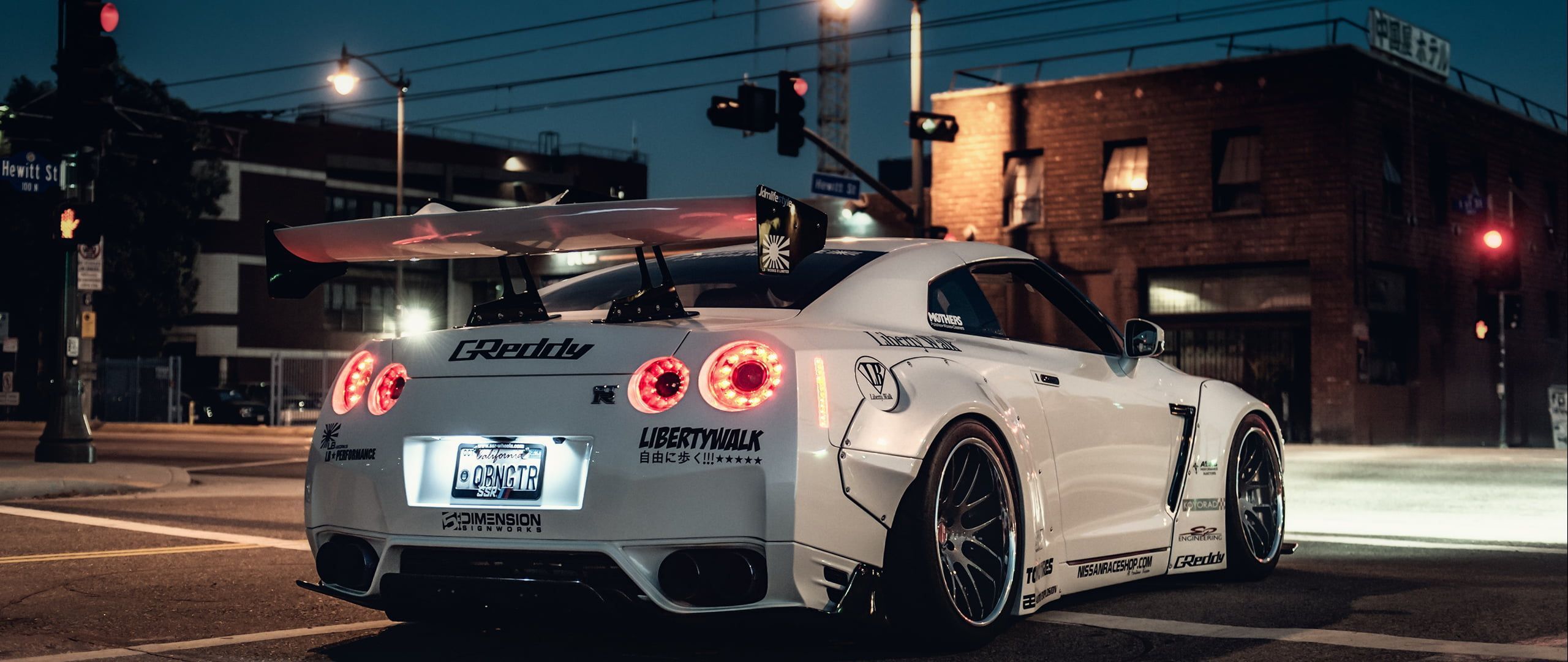 2560x1080 Midnight Nissan GT‑R