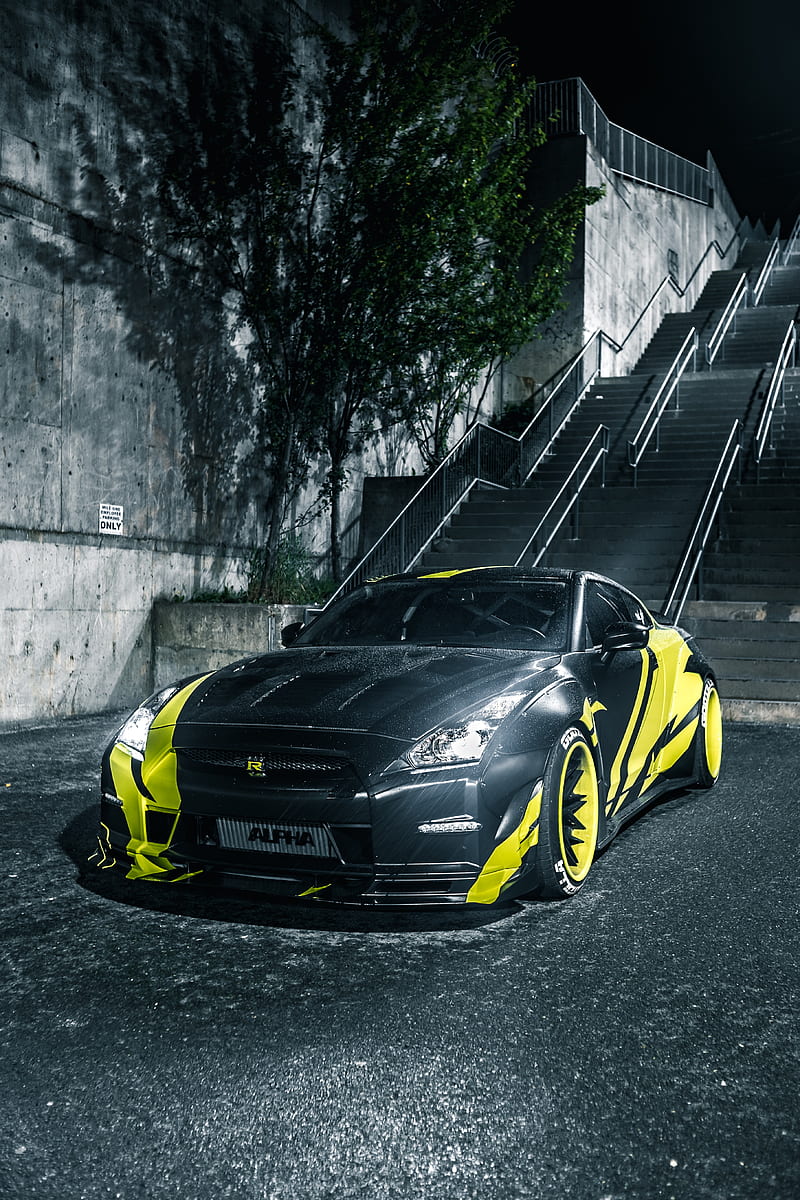 800x1200 1320x2868px, 2K free download. Night and GTR, araba, gece, nissan gtr, turbo, HD phone wallpaper