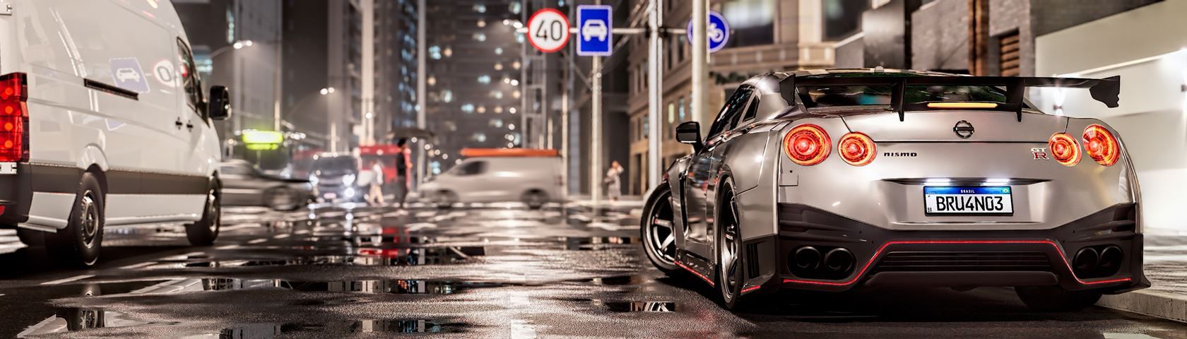 1680x480 Wallpaper GTR Nismo Night • Image • WallpaperFusion by Binary Fortress Software