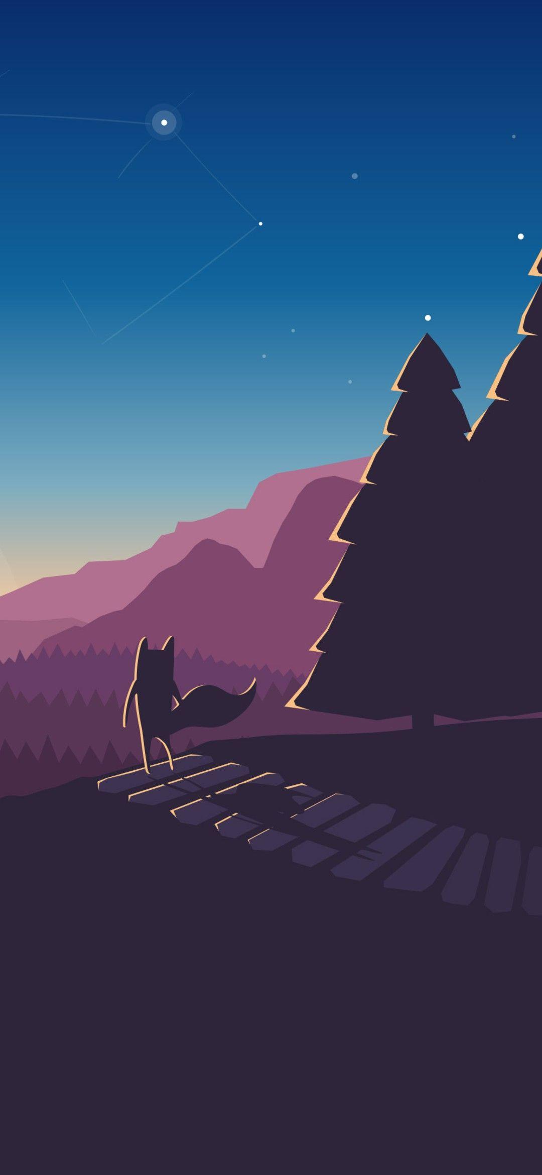 Fox Minimalist Wallpapers - Top Free Fox Minimalist Backgrounds