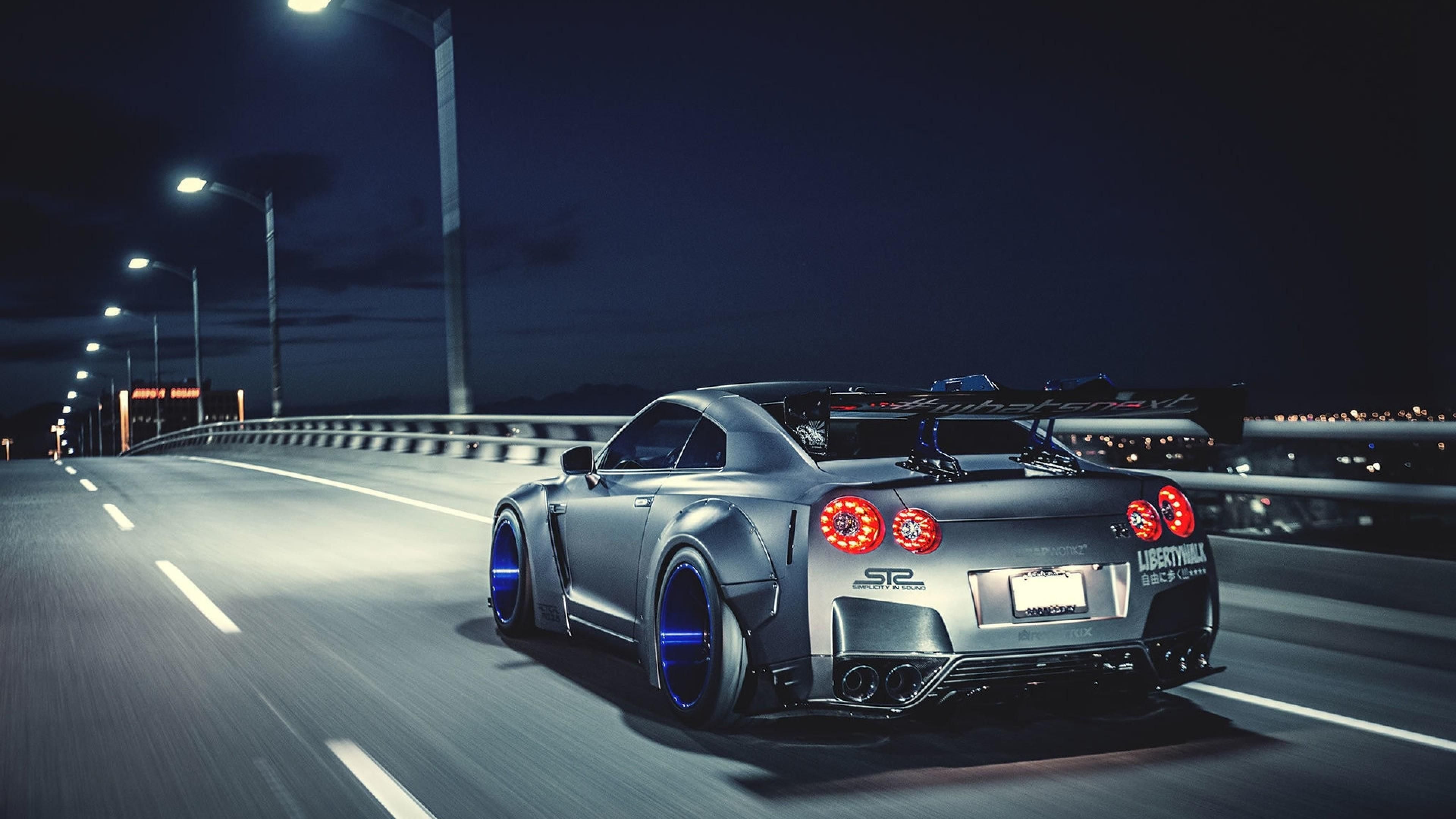 3840x2160 Nissan GT R Majesty At Night