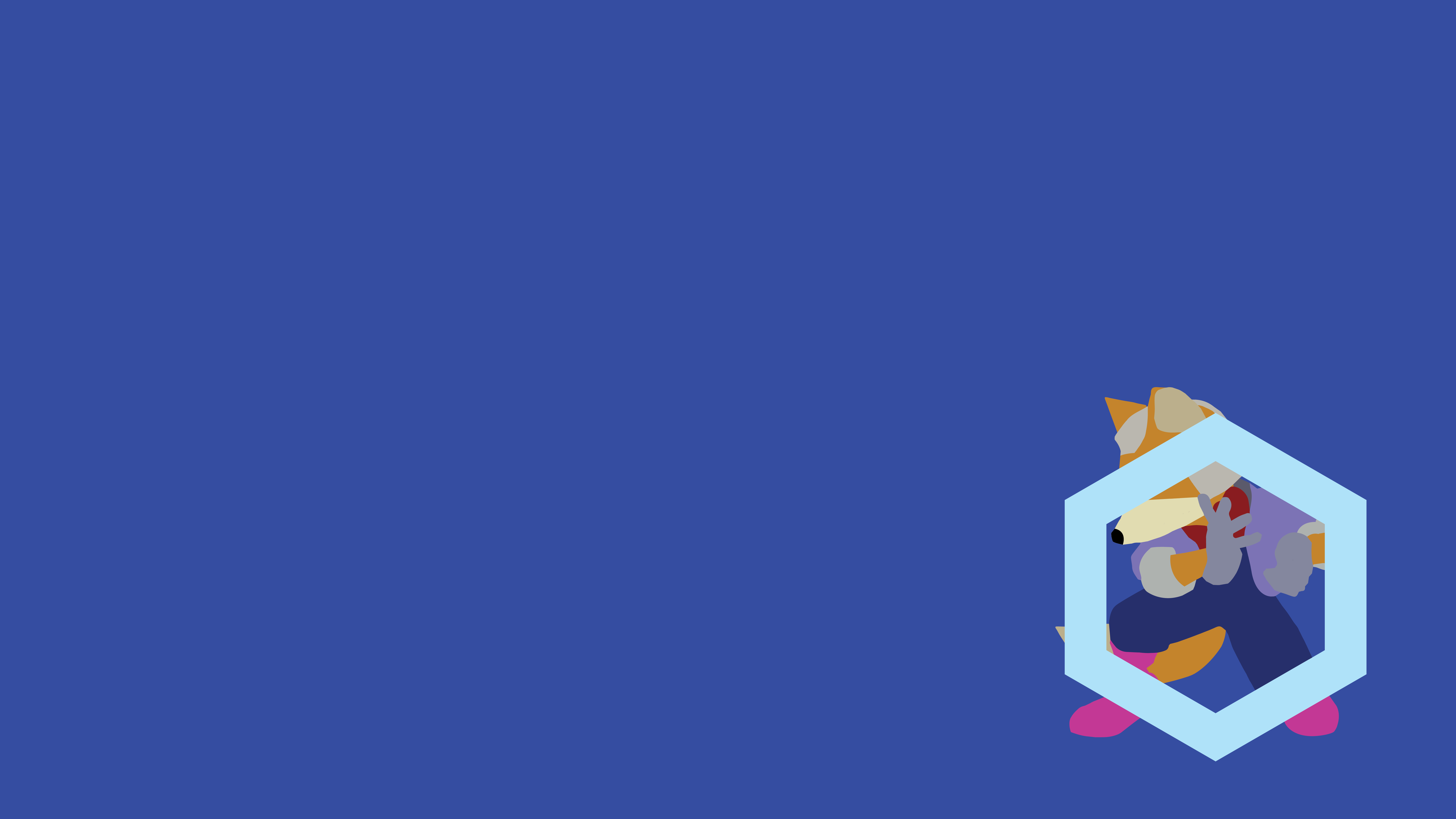 8000x4500 Fox McCloud Super Smash Brothers Minimalism Blue Star Fox Wallpaper:8000x4500
