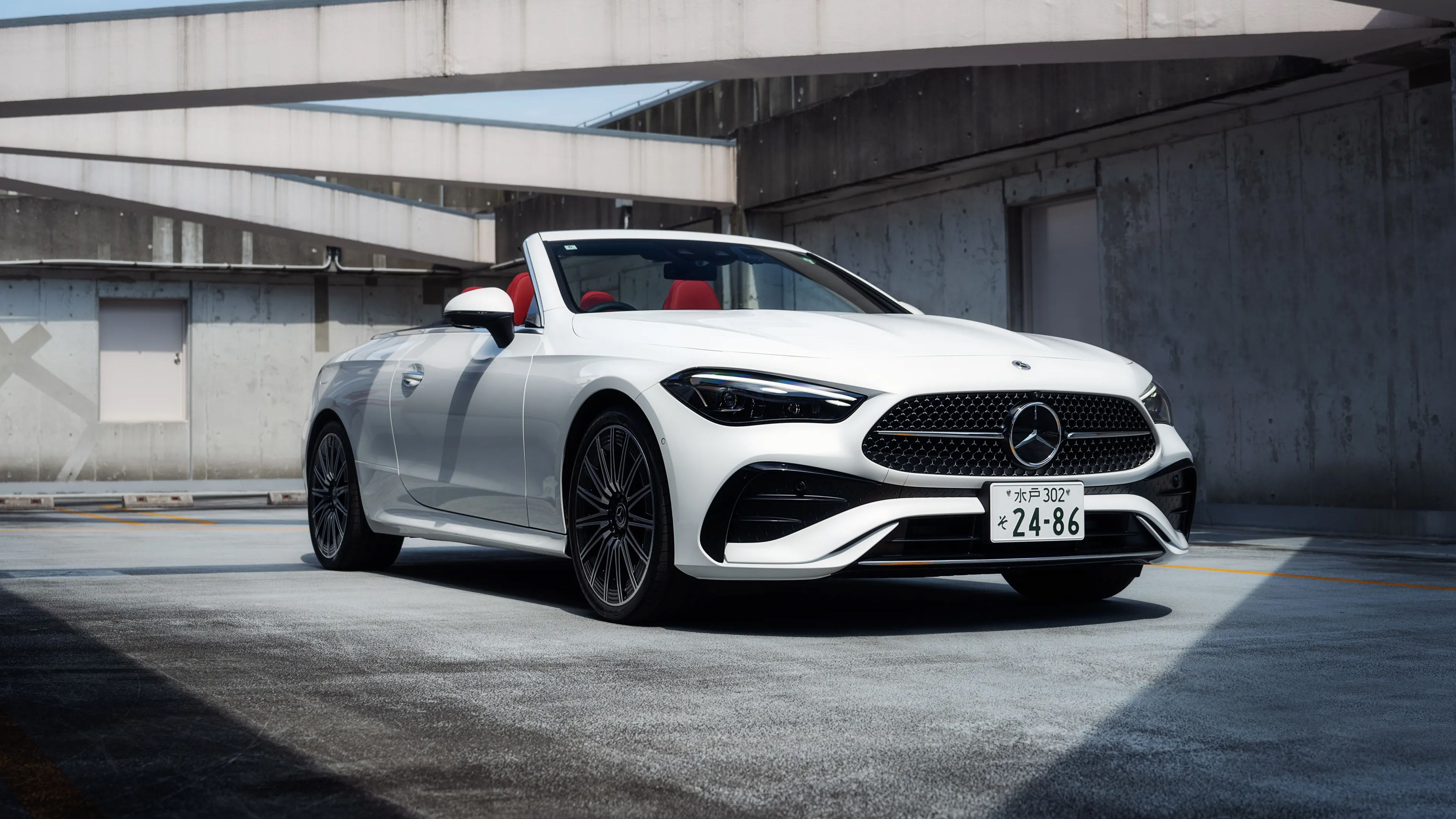 3840x2160 Mercedes Benz CLE 200 AMG Line Cabrio 2024 Wallpaper Car Wallpaper