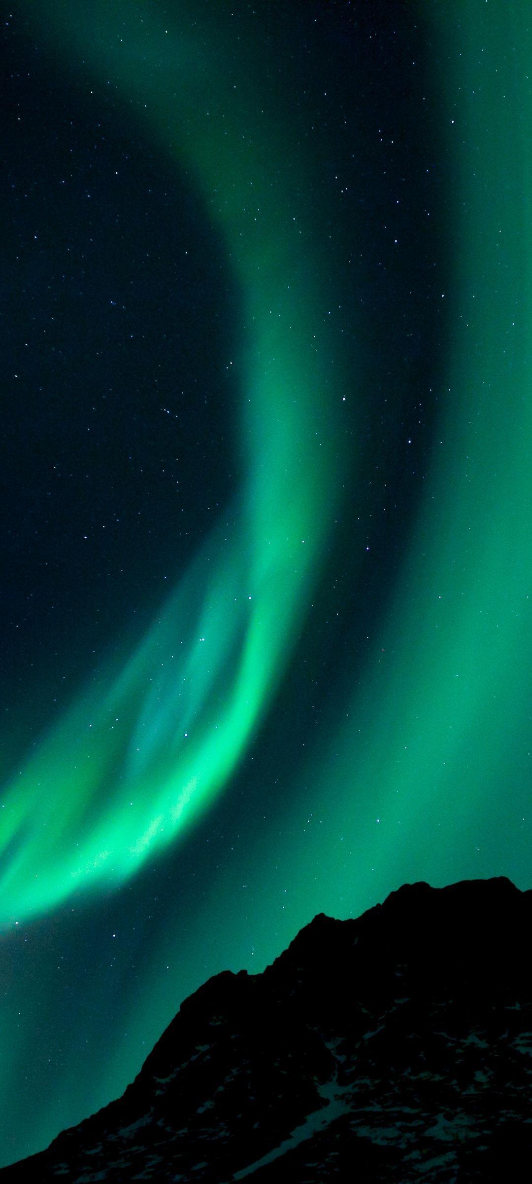 1080x2400 Northern Lights Night Night Sky - [1080x2400]