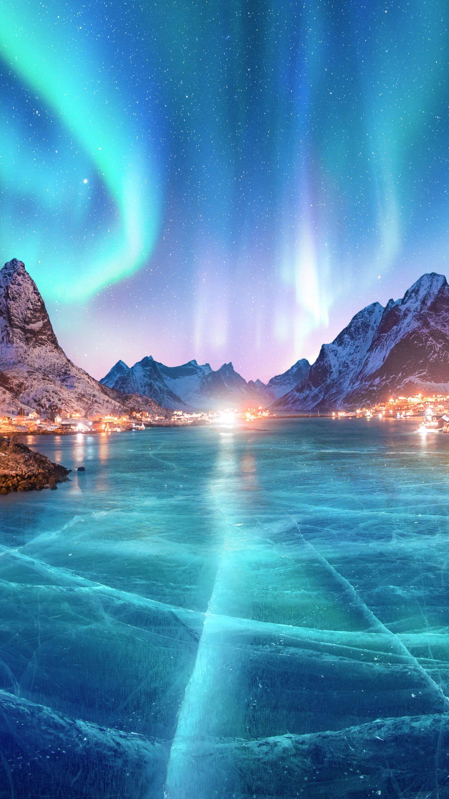 1440x2560 Northern Lights iPhone Wallpaper