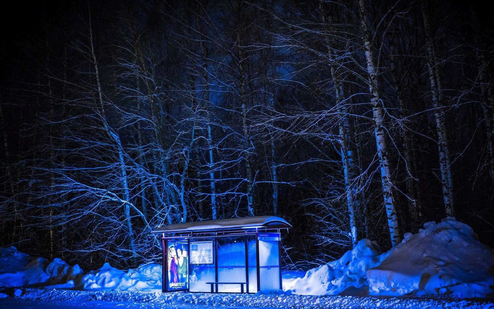 1920x1203 Dark Winter Night .