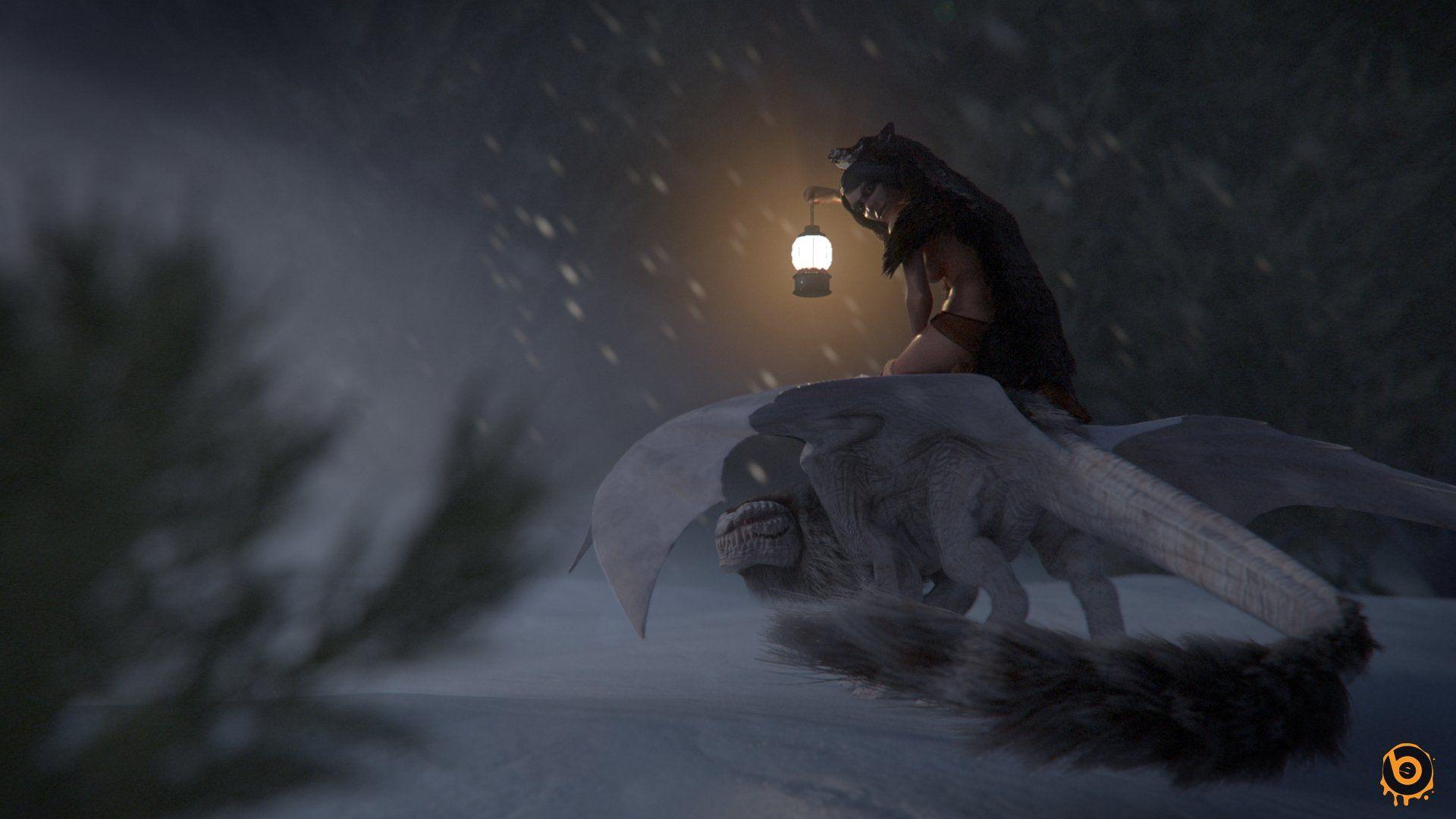 1920x1080 Dark Winter Wallpaper HD 1920x1080