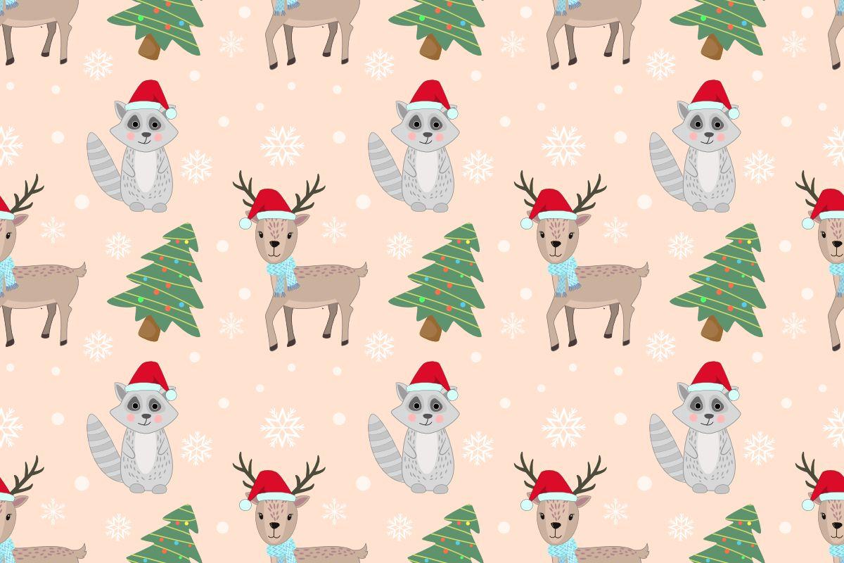 Cute Christmas Deer Wallpapers - Top Free Cute Christmas Deer ...