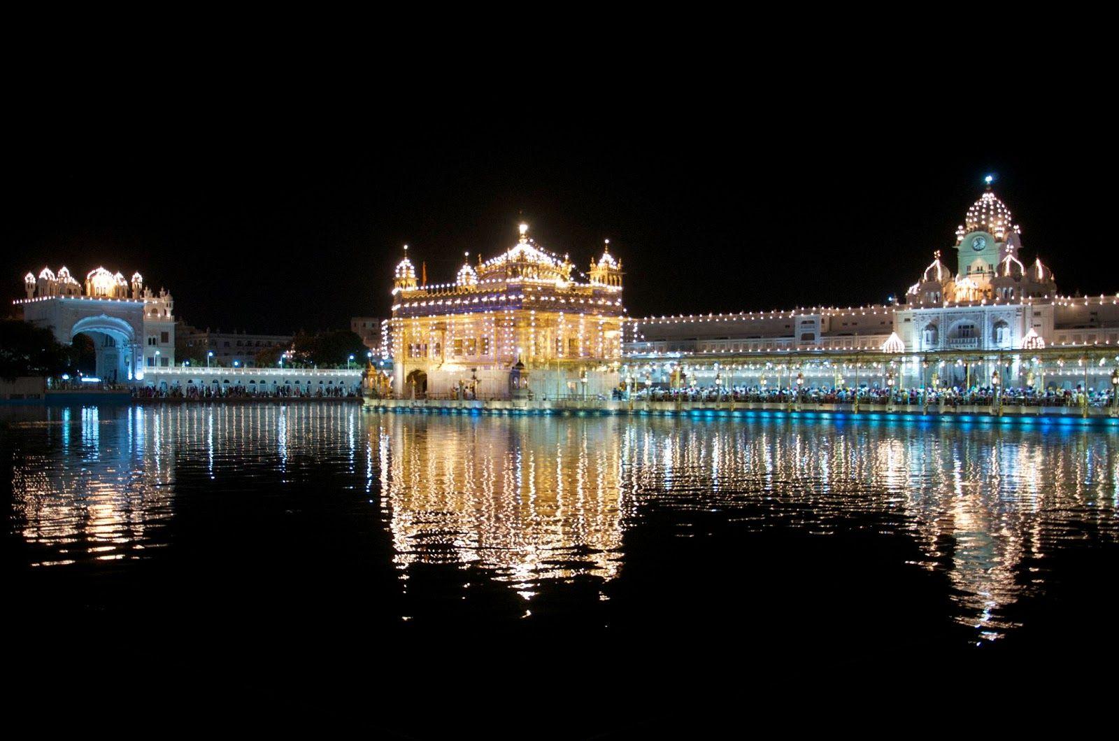 1600x1059 Amritsar Golden Temple Lighting