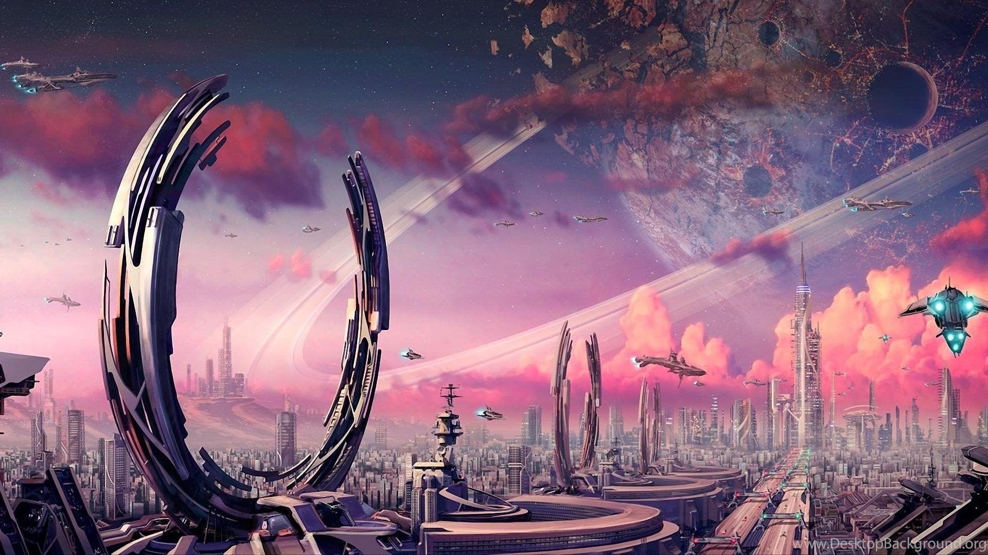 1920x1080 Artwork Digital Art Fantasy Art Futurist Futuristic Wallpaper Desktop Background