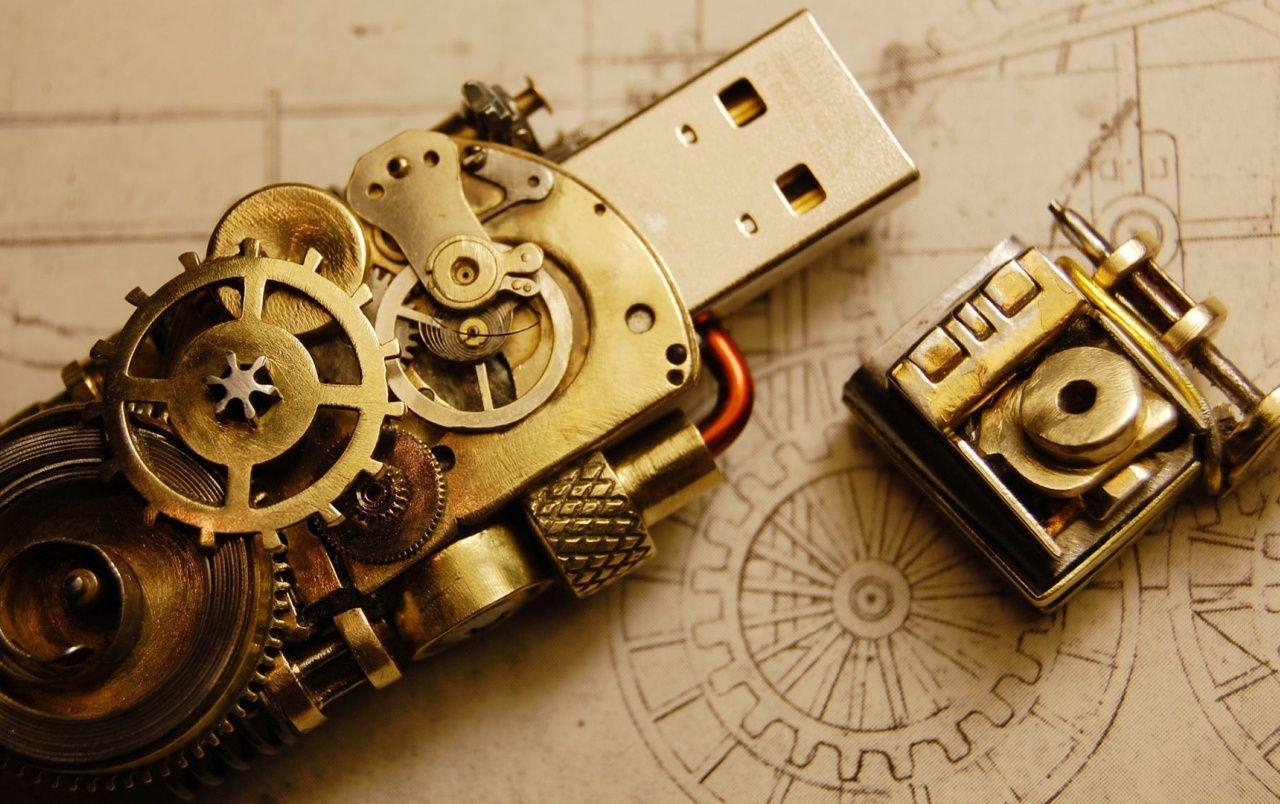 1280x804 Retro Futurist USB wallpaper. Retro Futurist USB