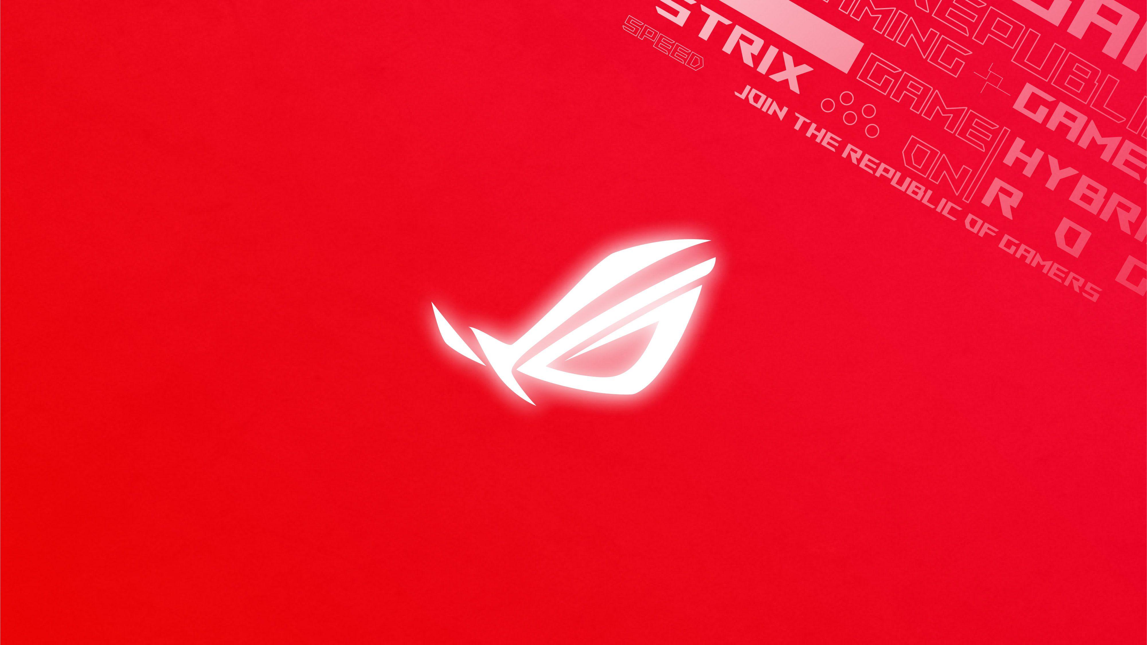 4001x2250 Rog Logo Red Background 4k, HD Computer, 4k Wallpaper, Image, Background, Photo and Picture